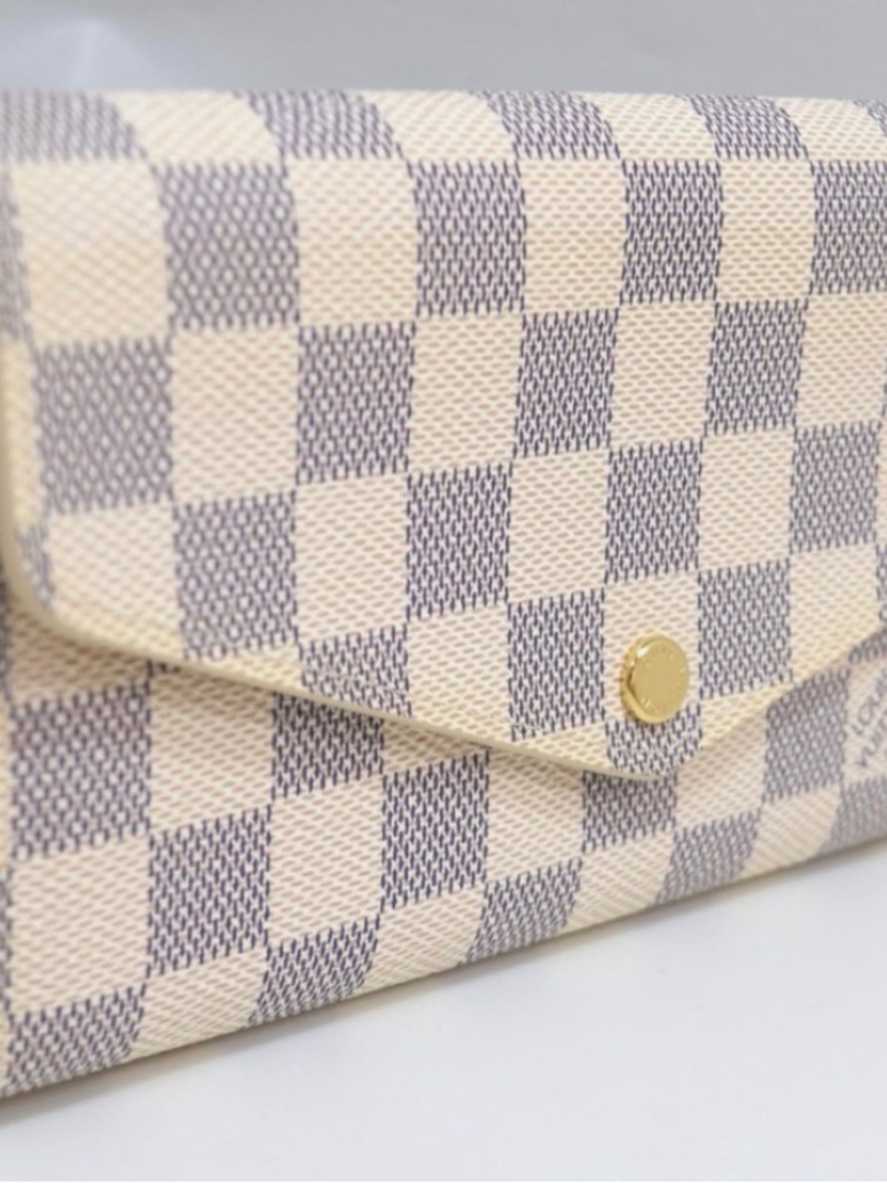 Louis Vuitton LV Damier Sarah Wallet 100% Authentic Large Full Length Wallet